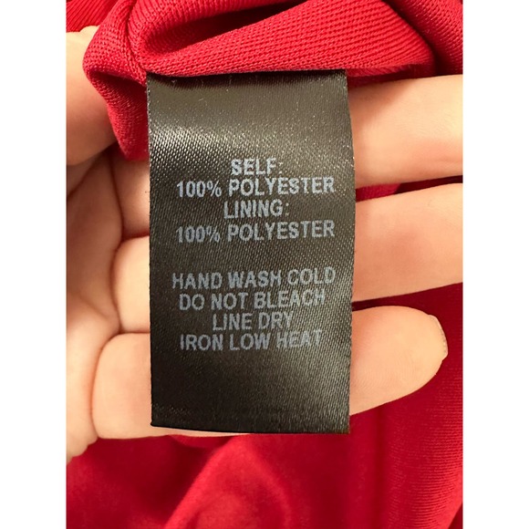 Lulu*s red sleeveless back cut out mini dress size M - Picture 4 of 11